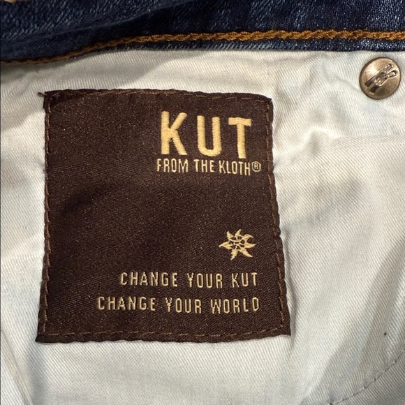 Kut from the Kloth Size 10 High Rise Faded Blue Toothpick Skinny Jeans - Picture 2 of 12